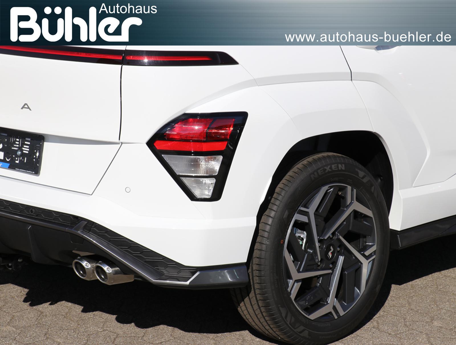 Hyundai Kona 1.6 T-GDI DCT Automatik N Line Atlas White, Schwarzes Dach