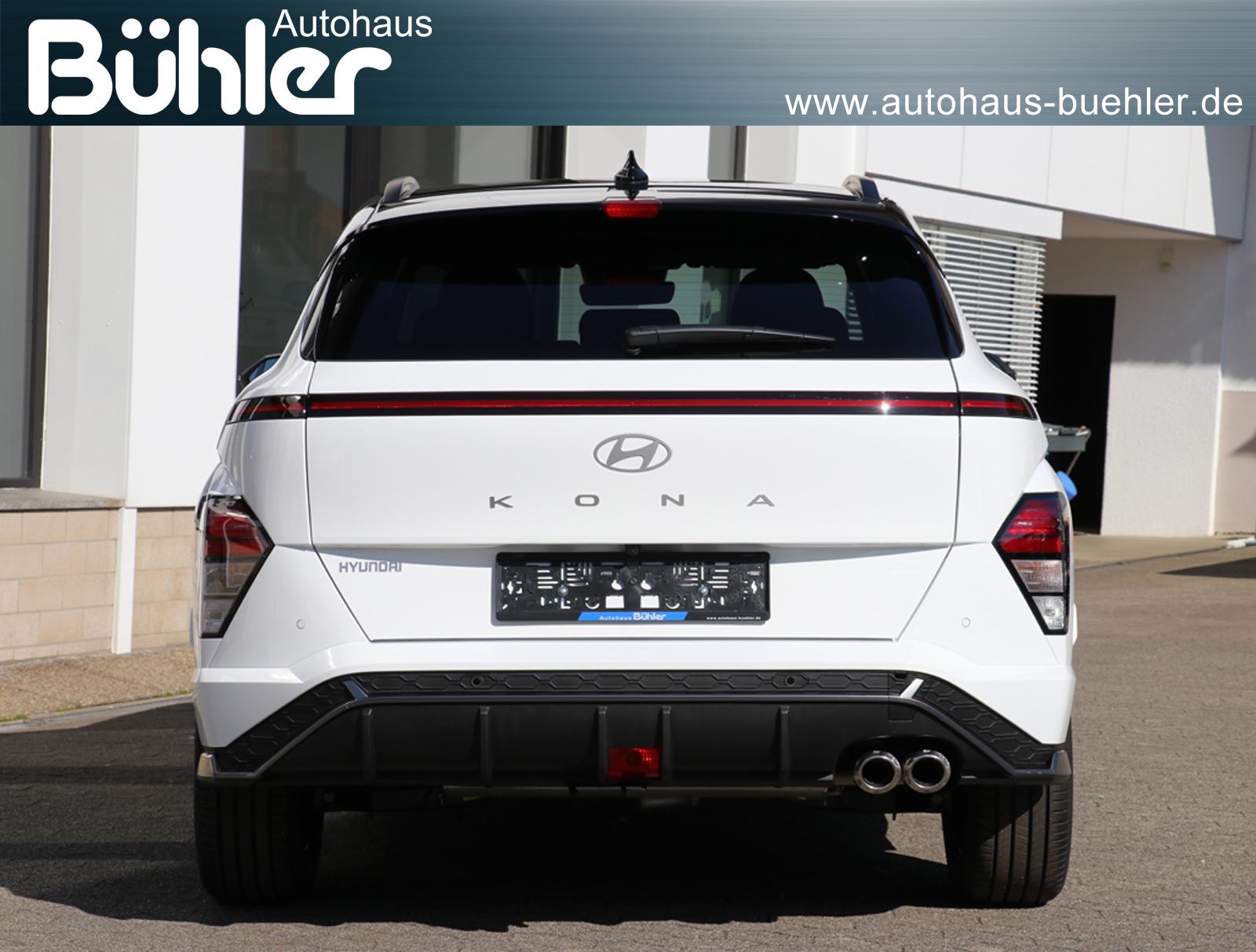 Hyundai Kona 1.6 T-GDI DCT Automatik N Line Atlas White, Schwarzes Dach