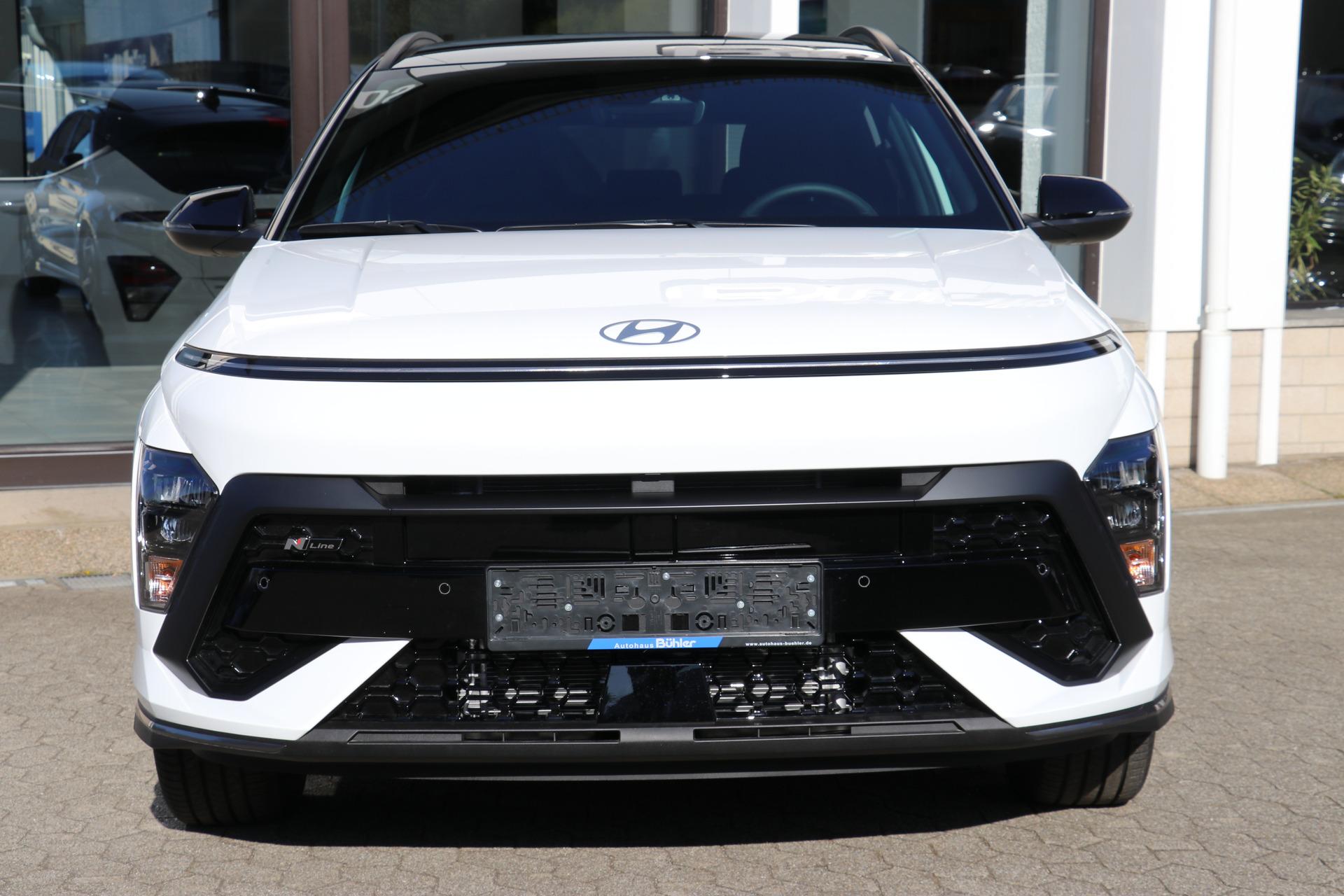 Hyundai Kona 1.6 T-GDI DCT Automatik N Line Atlas White, Schwarzes Dach