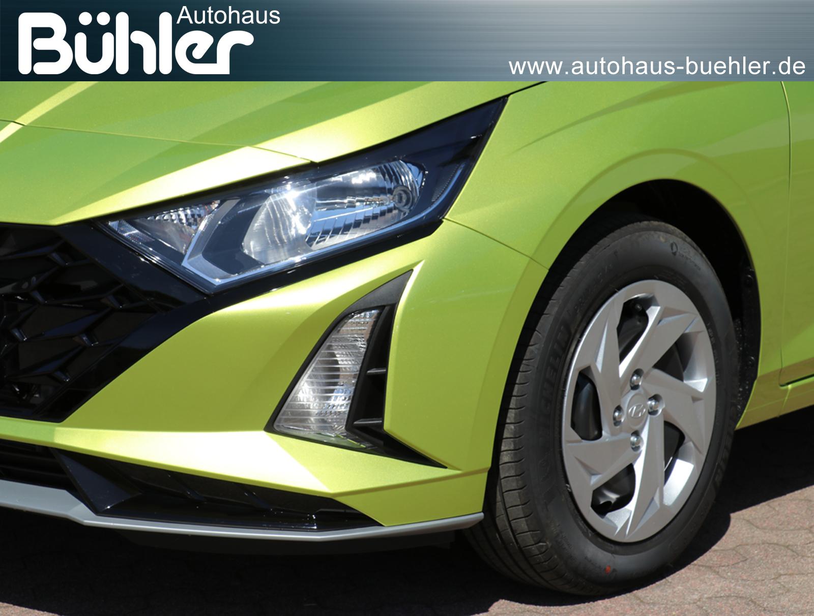 Hyundai i20 1.0 T-GDI DCT-Automatik Select - Lucid Lime Metallic