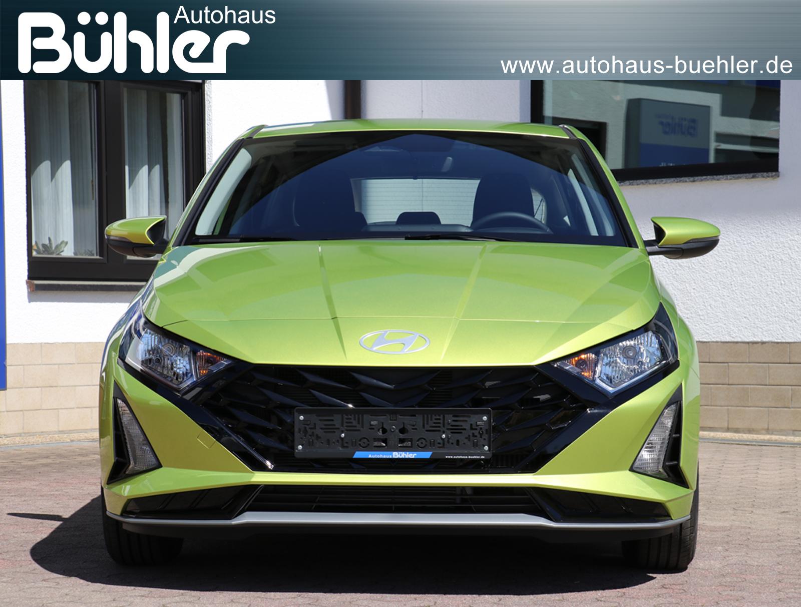 Hyundai i20 1.0 T-GDI DCT-Automatik Select - Lucid Lime Metallic