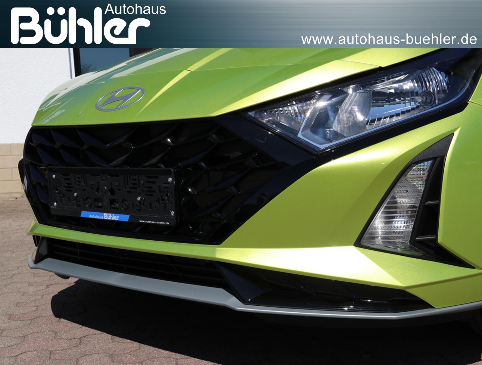 Hyundai i20 1.0 T-GDI DCT-Automatik Select - Lucid Lime Metallic