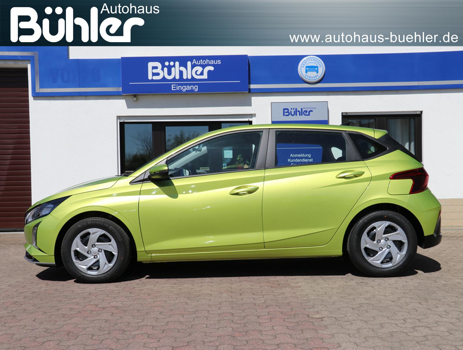 Hyundai i20 1.0 T-GDI DCT-Automatik Select - Lucid Lime Metallic