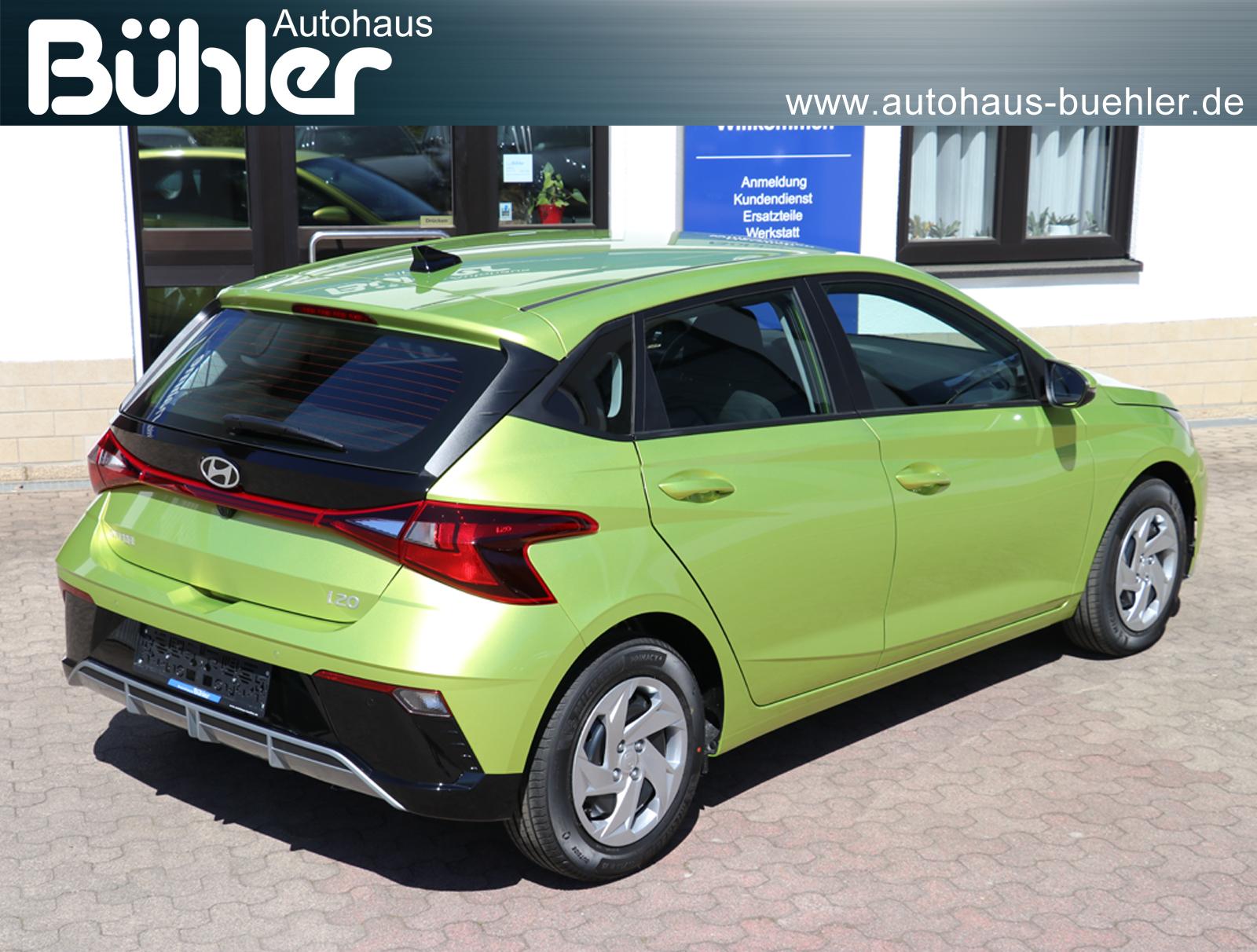 Hyundai i20 1.0 T-GDI DCT-Automatik Select - Lucid Lime Metallic