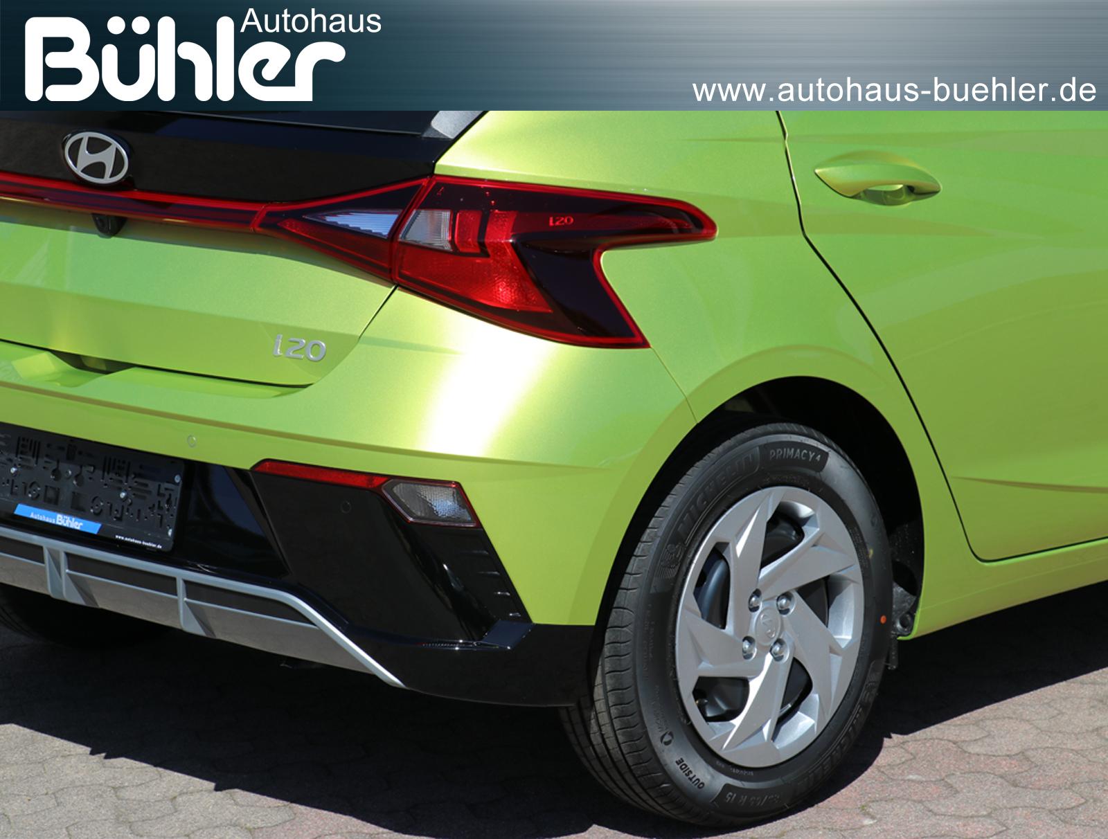 Hyundai i20 1.0 T-GDI DCT-Automatik Select - Lucid Lime Metallic