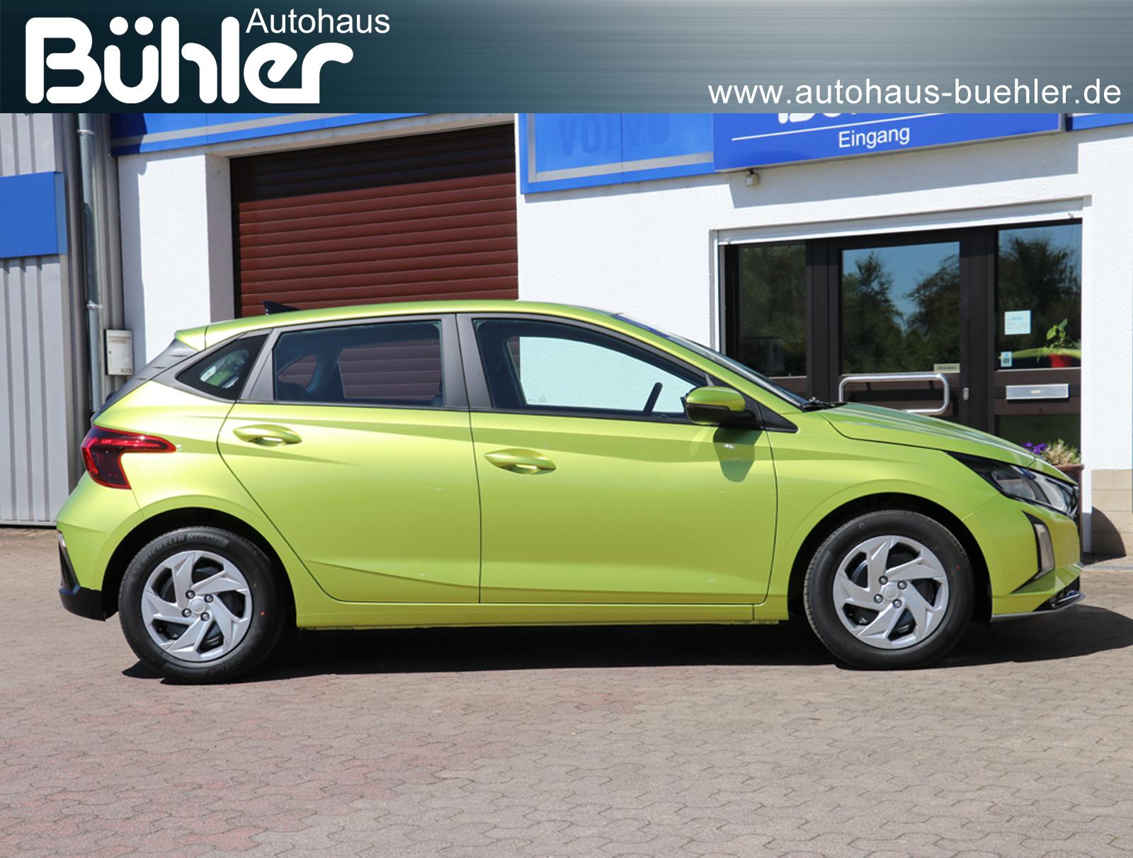 Hyundai i20 1.0 T-GDI DCT-Automatik Select - Lucid Lime Metallic