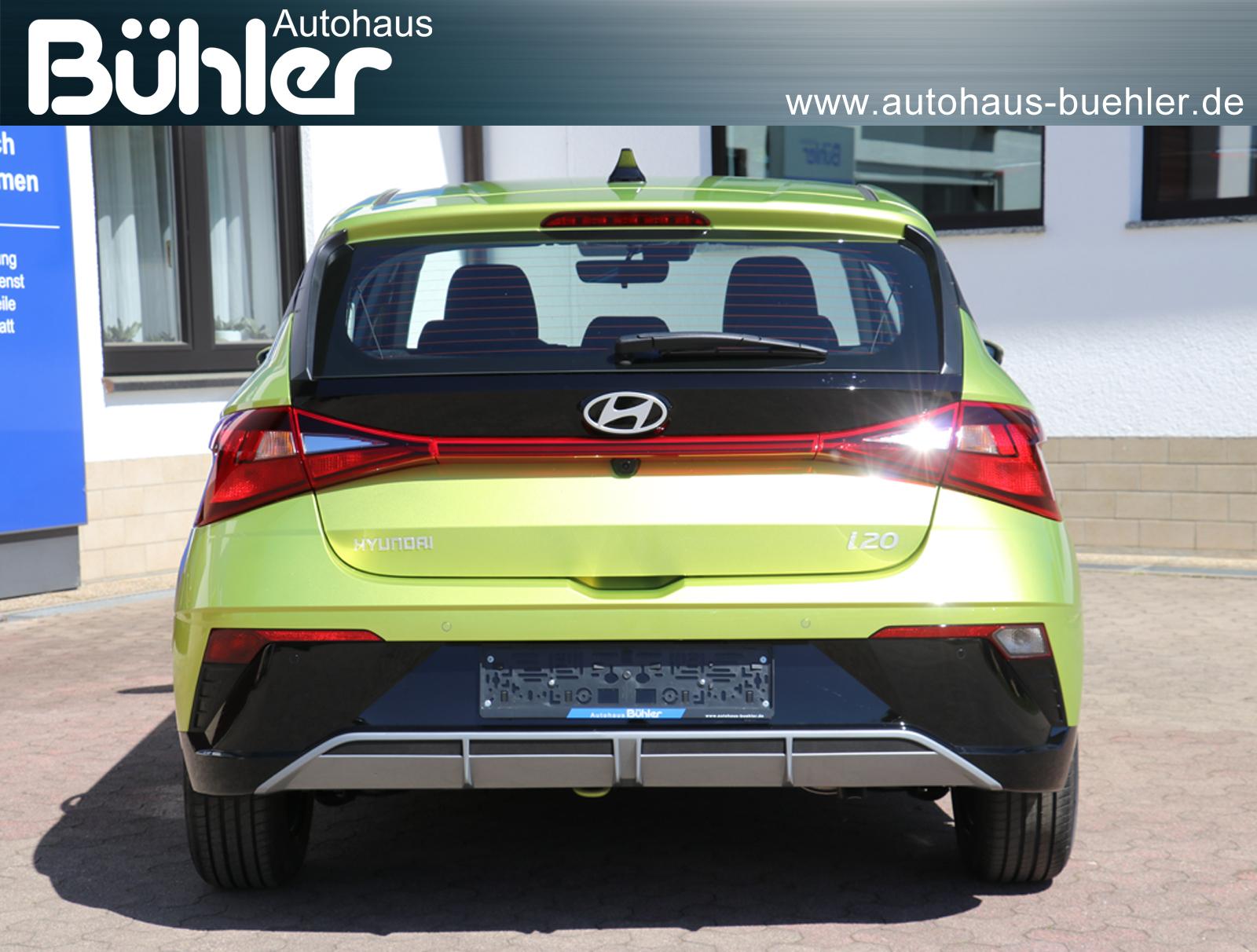 Hyundai i20 1.0 T-GDI DCT-Automatik Select - Lucid Lime Metallic