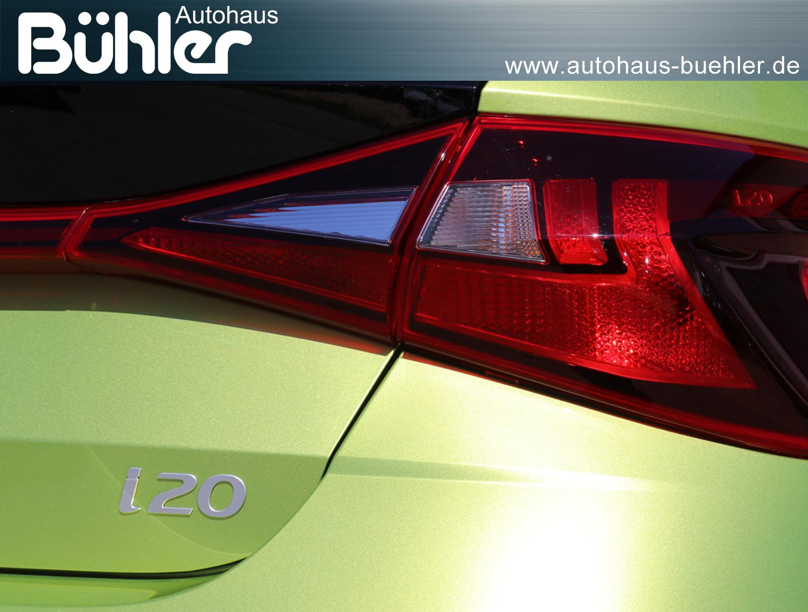 Hyundai i20 1.0 T-GDI DCT-Automatik Select - Lucid Lime Metallic