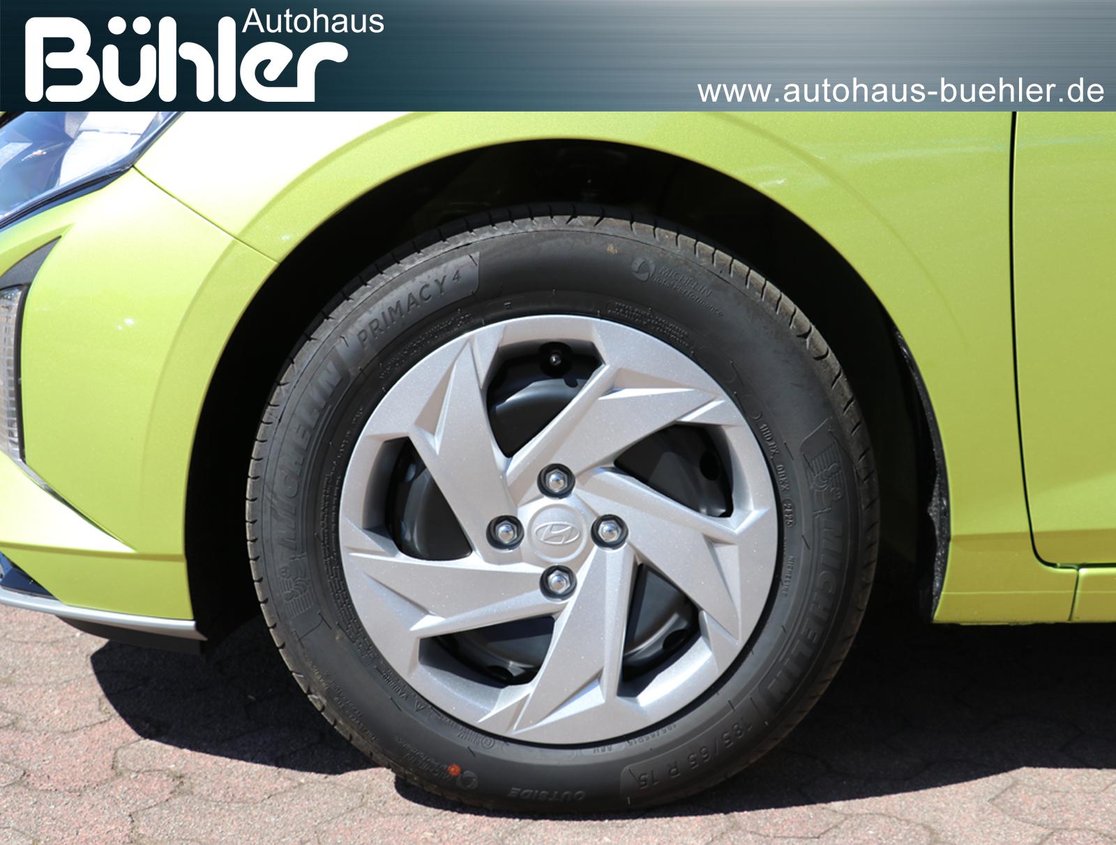Hyundai i20 1.0 T-GDI DCT-Automatik Select - Lucid Lime Metallic
