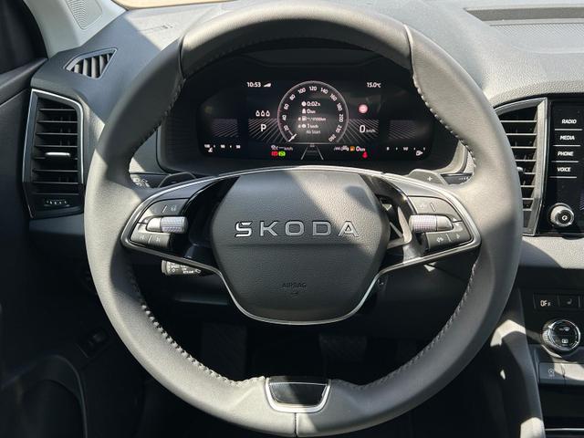Skoda Karoq Extra Plus 2.0 TDI DSG AHK*Android Auto*Matrix*E-Heck*SHZ*ACC*Keyless*Kamera*17" LM* 2Z Klimaauto*SUNSET 
