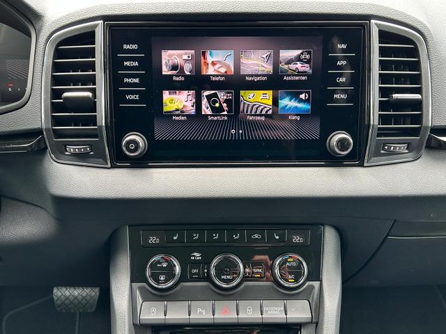 Skoda Karoq Extra Plus 2.0 TDI DSG 4x4 AHK*Android Auto*Matrix*E-Heck*SHZ*ACC*Keyless*Kamera*17" LM* 2Z Klimaauto*SUNSET 