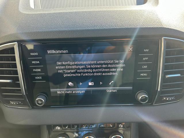 Skoda Karoq Extra Plus 1.5 TSI DSG AHK*Android Auto*Matrix*E-Heck*SHZ*ACC*Keyless*Kamera*17" LM* 2Z Klimaauto*SUNSET 