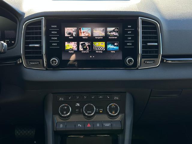 Skoda Karoq Extra Plus 2.0 TDI DSG 4x4 AHK*Android Auto*Matrix*E-Heck*SHZ*ACC*Keyless*Kamera*17" LM* 2Z Klimaauto*SUNSET 