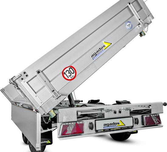 Agados ATLAS 3-Seiten-Kipper / 2,7 to 3,32 x 1,70 mtr. 