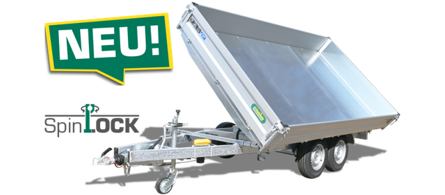 Unsinn - Dreiseiten-Kipper UDK 4220-35-14 /Elektro-Hydraulik & Pumpless /3.500kg/Tandem/ALU