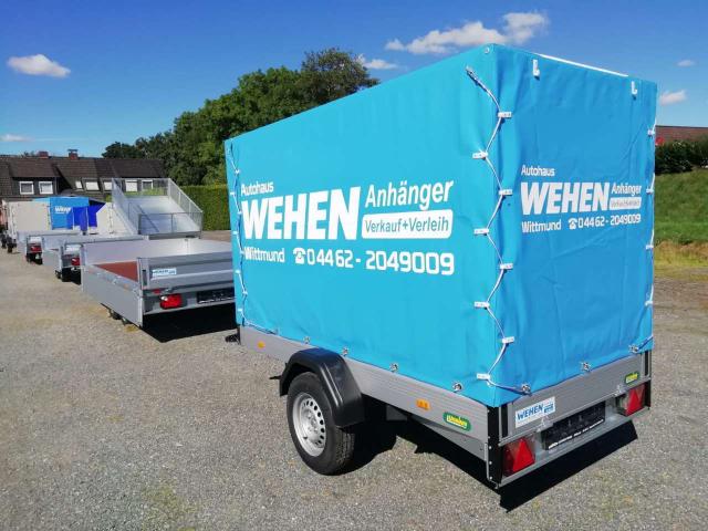 Unsinn Kastenanhänger WEB T 2512-13-13 /1300kg/gebremst/Alu 