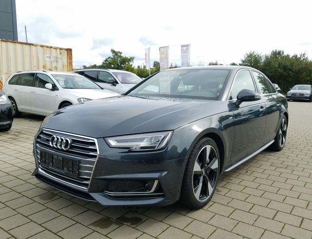 Audi A4 Limousine - Lim., 3.0 TDI, sport quattro, 1. Hand ! !, AHK, S-Line Selection, Ambiente, Rückkamera