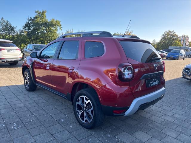 Dacia / Duster / Rot / / / II, 1.5 BLUE dCi 115, Prestige 4 WD, AHK, Navi, SHZ, KAMERA, TOTWINKEL, Klima, 8 fach bereift, 1. Hand ! ! 