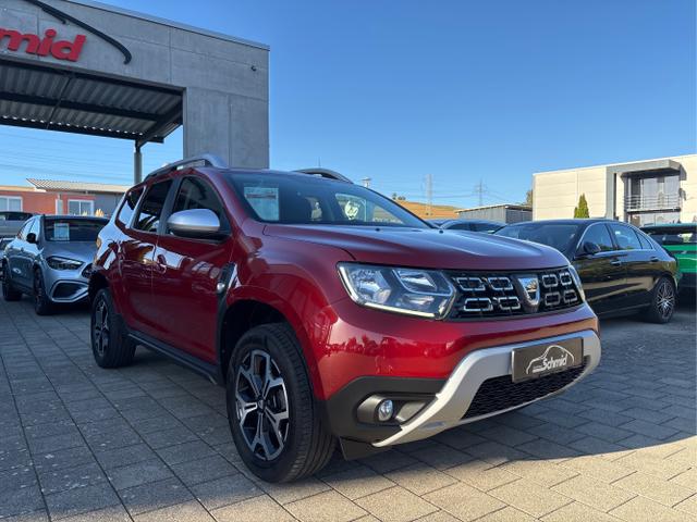 Dacia / Duster / Rot / / / II, 1.5 BLUE dCi 115, Prestige 4 WD, AHK, Navi, SHZ, KAMERA, TOTWINKEL, Klima, 8 fach bereift, 1. Hand ! ! 