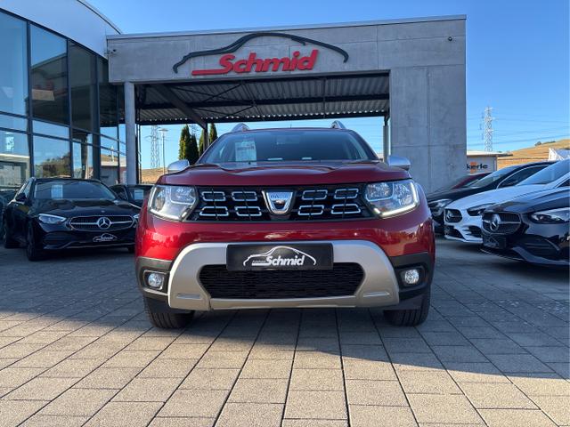 Dacia / Duster / Rot / / / II, 1.5 BLUE dCi 115, Prestige 4 WD, AHK, Navi, SHZ, KAMERA, TOTWINKEL, Klima, 8 fach bereift, 1. Hand ! ! 