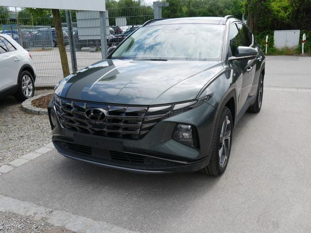Hyundai Tucson 1.6 T-GDI 48V-Hybrid DCT HTRAC PRIME * PANORAMA LEDER ASSISTENZ-PAKET LED 19 ZOLL NAVI SHZG VORN & HINTEN 