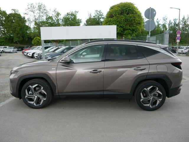 Hyundai Tucson 1.6 T-GDI 48V-Hybrid DCT HTRAC PRIME * PANORAMA LEDER ASSISTENZ-PAKET LED 19 ZOLL NAVI SHZG VORN & HINTEN 