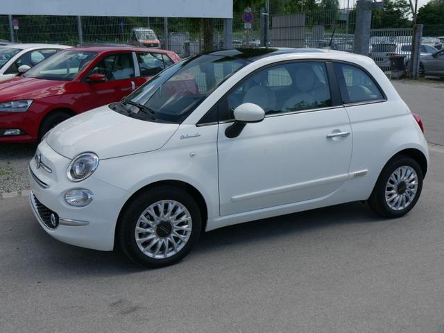 Fiat 500 Hybrid 1.0 GSE DOLCEVITA * GLASDACH PARKTRONIC TEMPOMAT KLIMA LINK-SYSTEM 15 ZOLL 