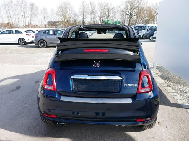 Fiat 500C LOUNGE Hybrid 1.0 GSE N3 *NAVI UCONNET& LIVE * PARKTRONIC TEMPOMAT *DACH SCHWARZ 