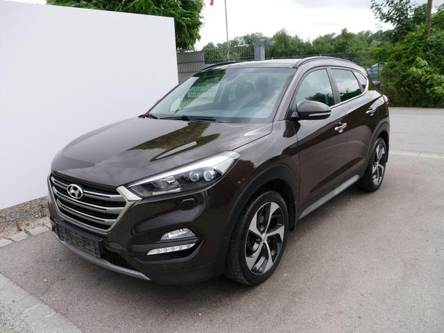 Hyundai TUCSON - 2.0 CRDI DPF PREMIUM 4WD * AUTOMATIC SOFORT LEDER PANORAMA-SD PARK-ASSISTENT