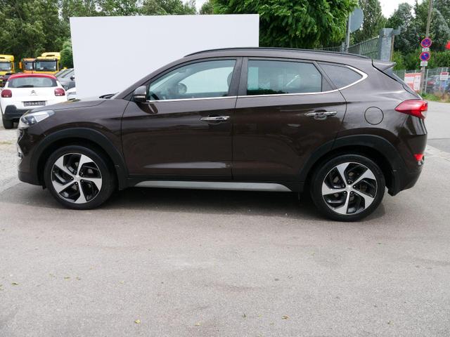 Hyundai TUCSON 2.0 CRDI DPF PREMIUM 4WD * AUTOMATIC SOFORT LEDER PANORAMA-SD PARK-ASSISTENT 