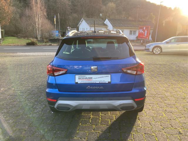 Seat / Arona / Blau / / / Arona Xperience 1,0TSI - LED-Scheinwerfer, Navi, SHZ, Rückfahrkamera, AHK-Vorbereitung