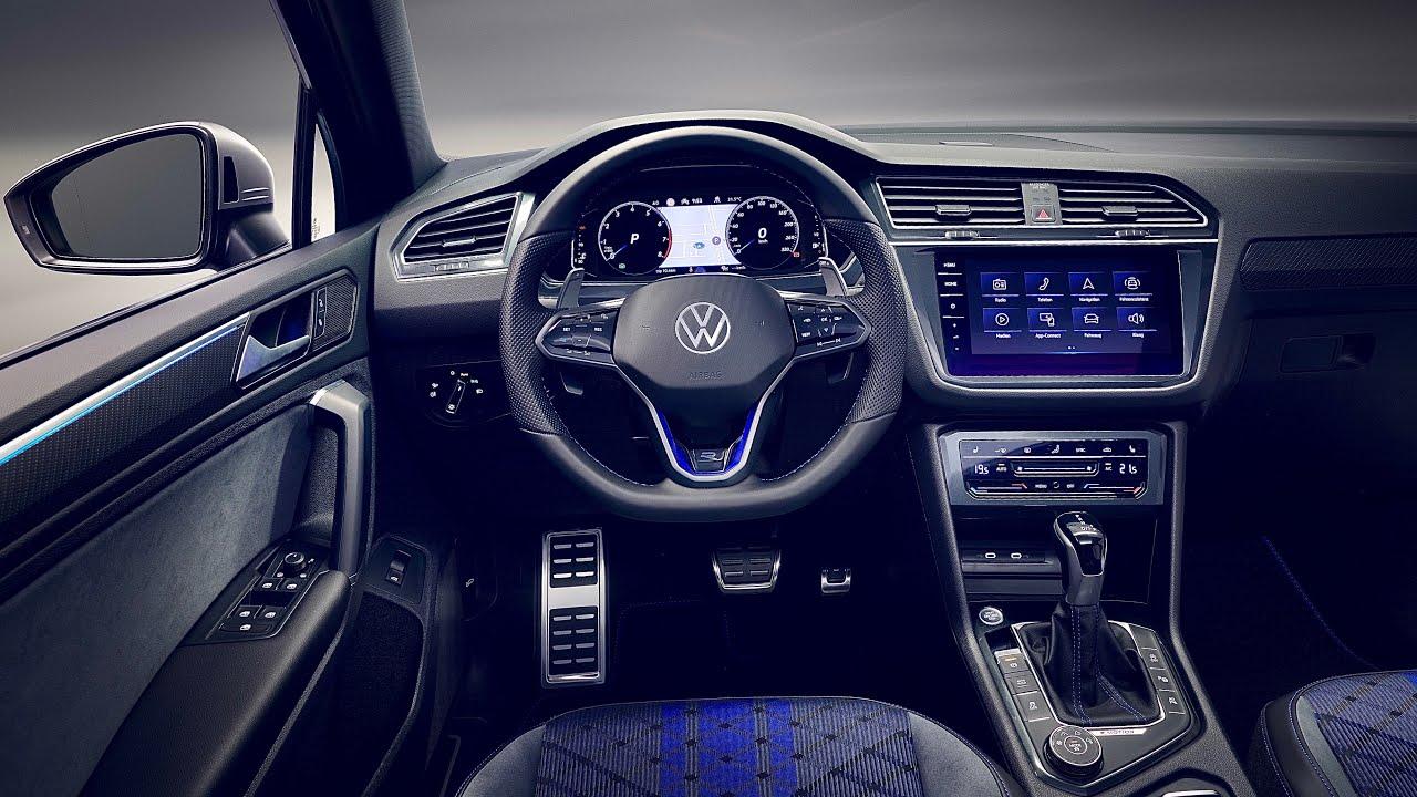 Volkswagen Tiguan R Climatronic, Sitzhzg., Park+Front+Lane Assist,  Rückfahrkamera, Müdigkeitserkennung, ACC bis 210 km/h, Emergency Call,  Matrix LED, Digital Cockpit, , Regensensor, Ambiente, 20 ALU uvm. Reimport  EU-Neuwagen günstig kaufen
