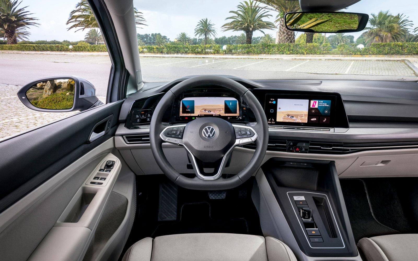 Touch Multifunktion Lenkrad Leder heizbar DSG Schaltwippen VW Golf