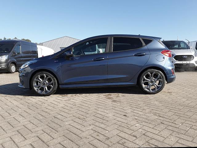 Ford Fiesta 1.0 EcoBoost Hybrid 125PS ST-Line 5-türig Winterpaket (Sitzheizung Lenkradheizung Frontscheibe beheizb.) AbstandsTempomat Klimaautomatik Ford-Navi SYNC3 DAB+ 8''-Touchscreen mit Bluetooth Apple 