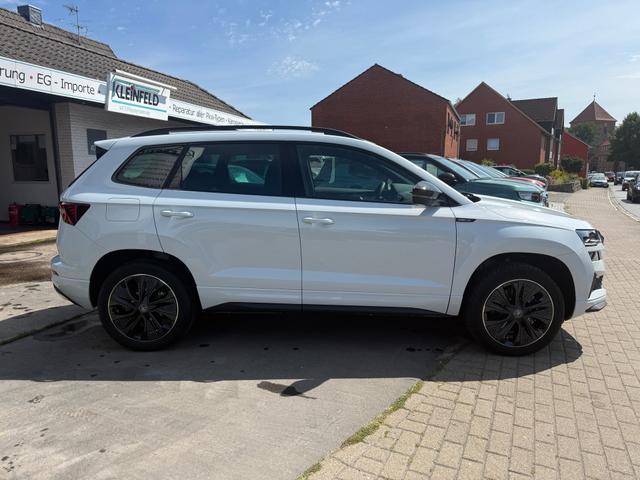Skoda Karoq 1.5 TSI DSG "Sportline" LED-AHK-Navi-Kessy-GRA/ACC-PDC-Rcam-Climatronic-Sitzhzg.-18"LM 