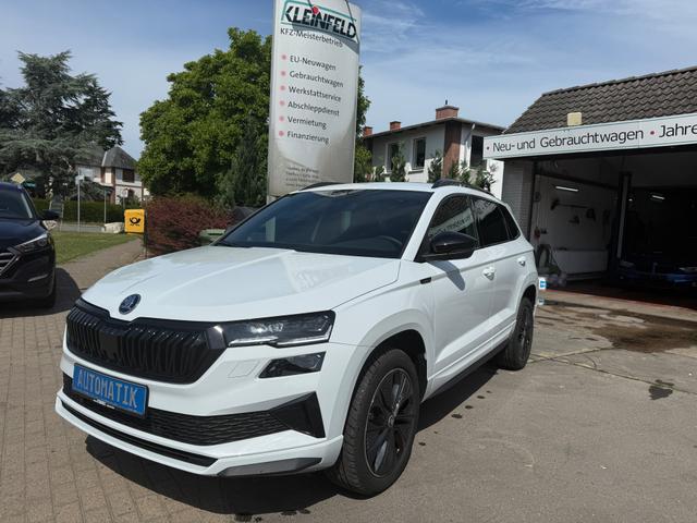 Skoda Karoq - 1.5 TSI DSG "Sportline" LED-AHK-Navi-Kessy-GRA/ACC-PDC-Rcam-Climatronic-Sitzhzg.-18"LM