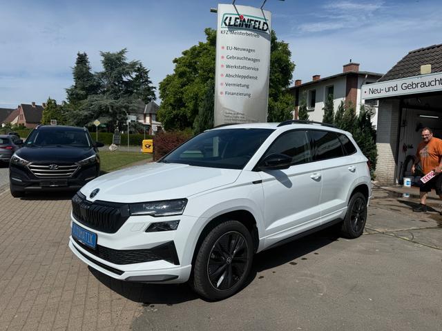Skoda Karoq 1.5 TSI DSG "Sportline" LED-AHK-Navi-Kessy-GRA/ACC-PDC-Rcam-Climatronic-Sitzhzg.-18"LM 