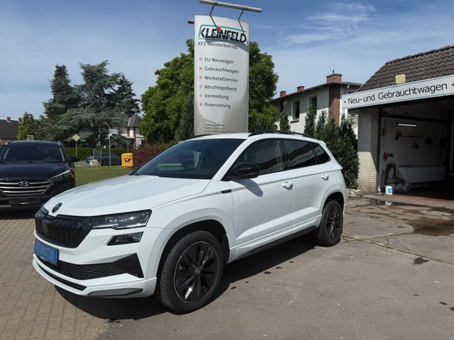 Skoda Karoq 1.5 TSI DSG "Sportline" LED-AHK-Navi-Kessy-GRA/ACC-PDC-Rcam-Climatronic-Sitzhzg.-18"LM 