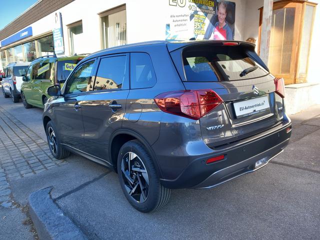 Suzuki Vitara - 1.4 Boosterjet ALLGRIP 4x4 HYBRID Comfort+ Allrad Teilleder mit Alcantara Navi Klimaautomatik Sitzheizung ACC PDC v+h Rückf.Kamera Suzuki-Radio Apple CarPlay Android Auto Touchscreen 2xKeyless 17-LM