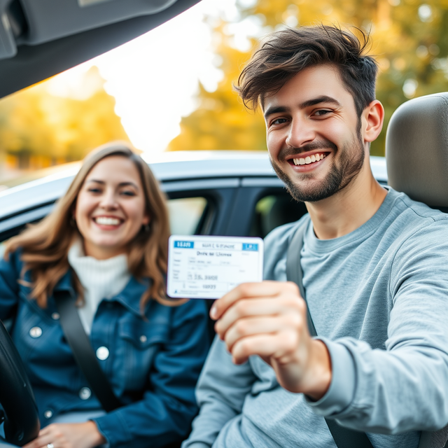 führerschein mann und frau