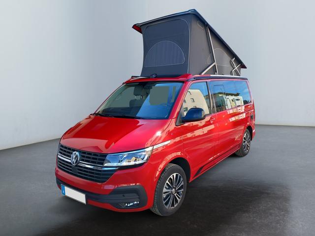 volkswagen California T6.1 4 Motion DSG Aufstelldach rot schwarz
