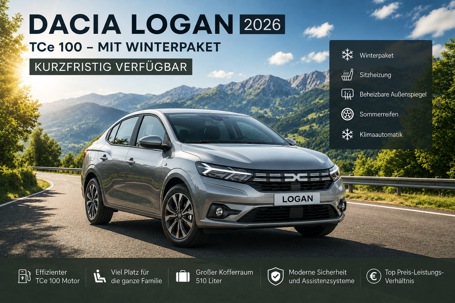 dacia logan tce100 2026