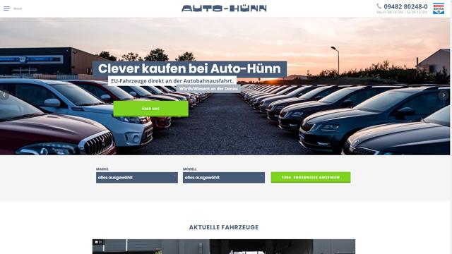 Endkunden- und B2B-Autohandel: Auto Hünn, Wörth