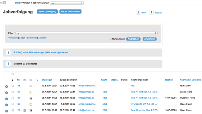 Dokumente im Browser bearbeiten