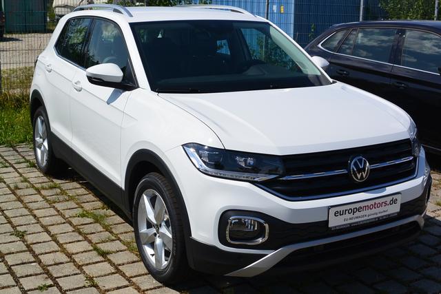 Sofort verfügbares Fahrzeug Volkswagen T-Cross - Style 1.0 TSI 81 kW 110 PS SOFORT VERFÜGBAR Kamera Parksensoren Winter Paket Sitzheizung Keyless Climatronic LED DAB Digital Cockpit - STARK REDUZIERT