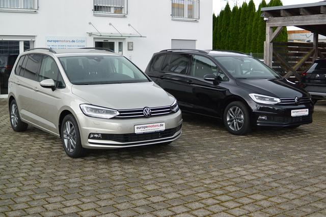 VW Touran Reimport EU-Neuwagen in Neufinsing bei München günstig kaufen, Beispielbilder, ggf. teilweise mit Sonderausstattung
