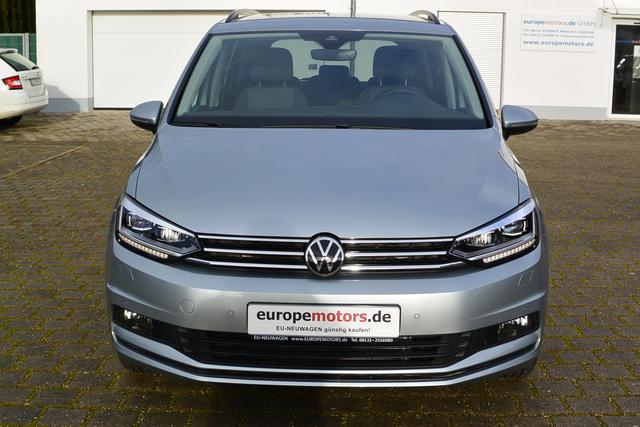Volkswagen Touran - Edition PLUS 1.5 TSI 110 kW SOFORT VERFÜGBAR IQ.LIGHT-LED el.Heckklappe EasyOpen Keyless 17''Alu ACC Rückfahrkamera Parksensoren Air Care Climatronic Radio Ready 2 Discover DAB+ Bluetooth Winterpaket Sitzheizung App-Connect AHK Anhängevorrichtung anklappbar 5-Sitze