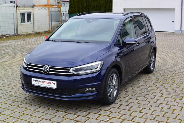 VW Touran Reimport EU-Neuwagen günstig nahe München kaufen, Beispielbilder, ggf. teilweise mit Sonderausstattung