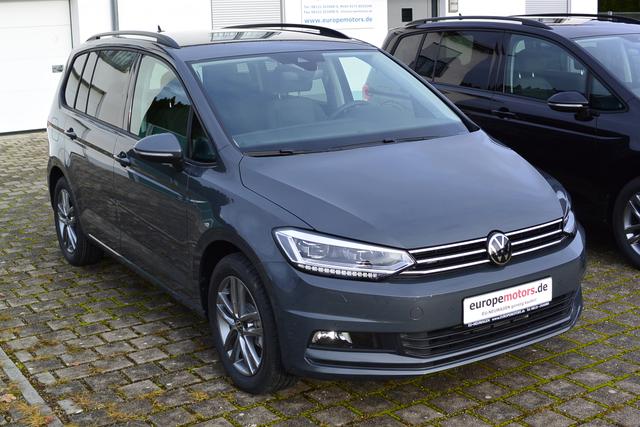 Volkswagen Touran - Edition PLUS 1.5 TSI 7-Sitzer AHK SOFORT VERF&Uuml;GBAR - IQ.LIGHT-LED el.Heckklappe EasyOpen Keyless 17''Alu ACC R&uuml;ckfahrkamera Parksensoren Air Care Climatronic Radio Ready 2 Discover DAB+ Bluetooth Winterpaket Sitzheizung App Anh&auml;ngevorrichtung anklappbar REDUZIERT