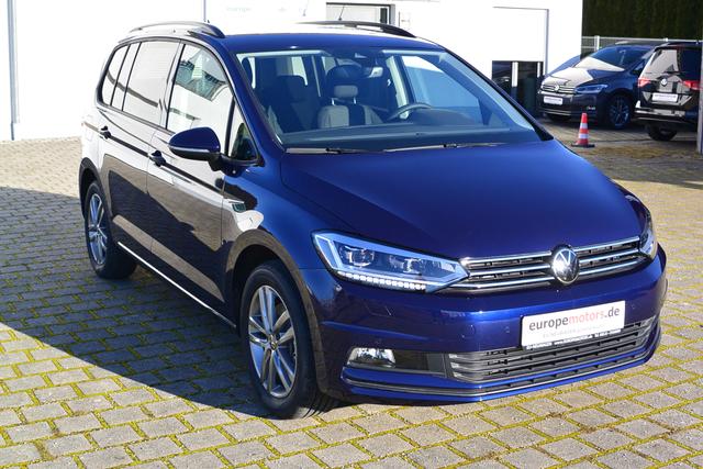 Volkswagen Touran - Edition PLUS 1.5 TSI 7-Sitzer AHK SOFORT VERF&Uuml;GBAR - IQ.LIGHT-LED el.Heckklappe EasyOpen Keyless 17''Alu ACC R&uuml;ckfahrkamera Parksensoren Air Care Climatronic Radio Ready 2 Discover DAB+ Bluetooth Winterpaket Sitzheizung App-Connect Anh&auml;ngevorrichtung anklappbar